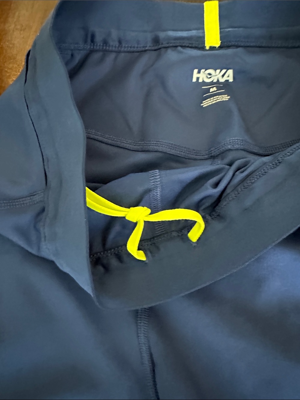 Hoka Womens- correction Navy Performance Joggers Novafly run tight 25’ - Picture 3 of 10
